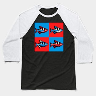 Neon Tetra - Cool Tropical Fish Baseball T-Shirt